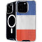 French Flag Distressed iPhone 16 Pro MagSafe Case